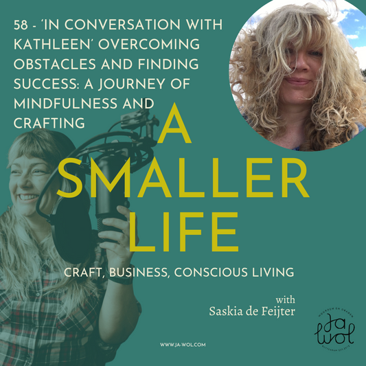 58 - ‘In Conversation with Kathleen’ Overcoming Obstacles and Finding Success: A Journey of Mindfulness and Crafting