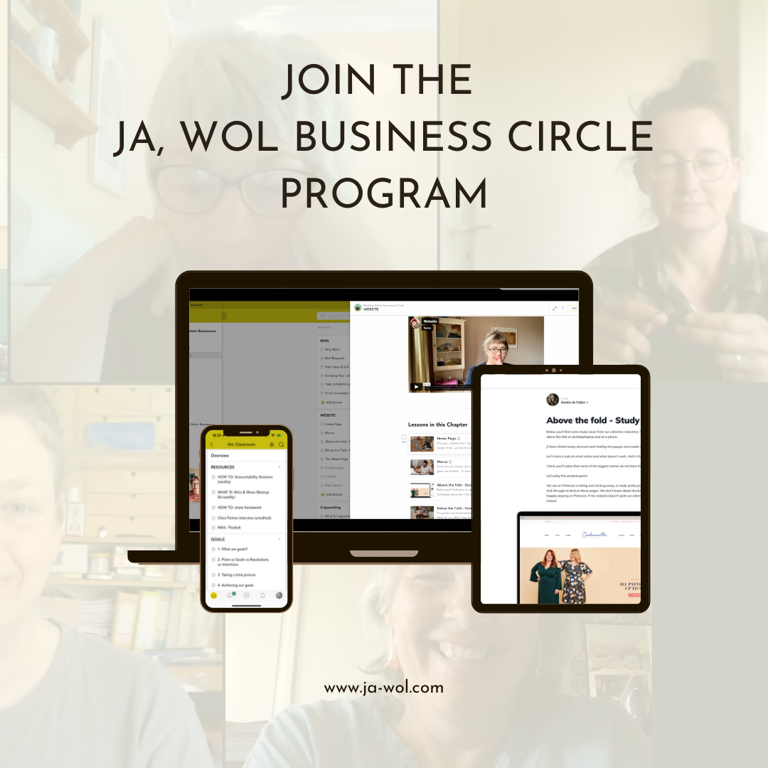 Ja, Wol Business Circle Program SELF PACED