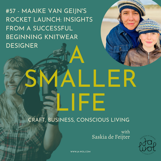 #57 - Maaike van Geijn's Rocket Launch: insights from a successful beginning knitwear designer