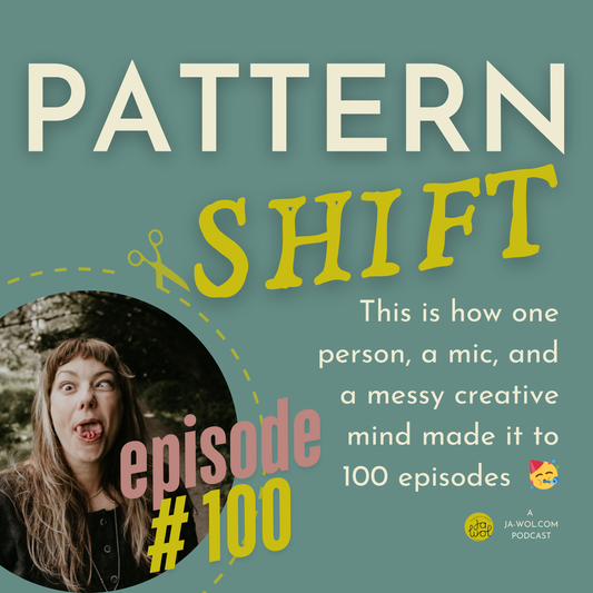 #100 - This is how one person, a mic, and a messy creative mind made it to 100 episodes 🥳
