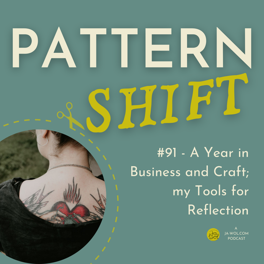 #91 - A Year in Business and Craft; my Tools for Reflection